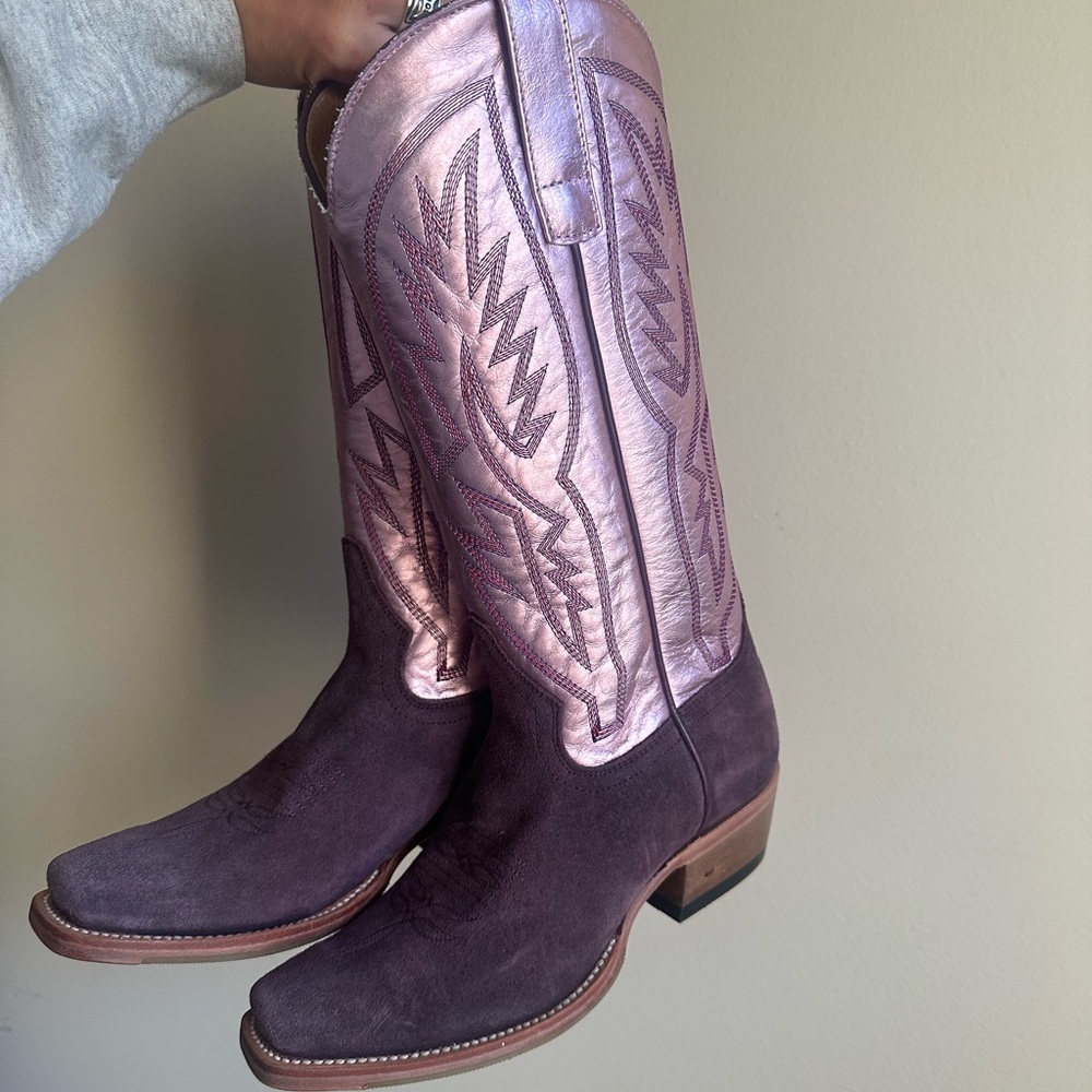 Macie Bean Purple Suede Boots